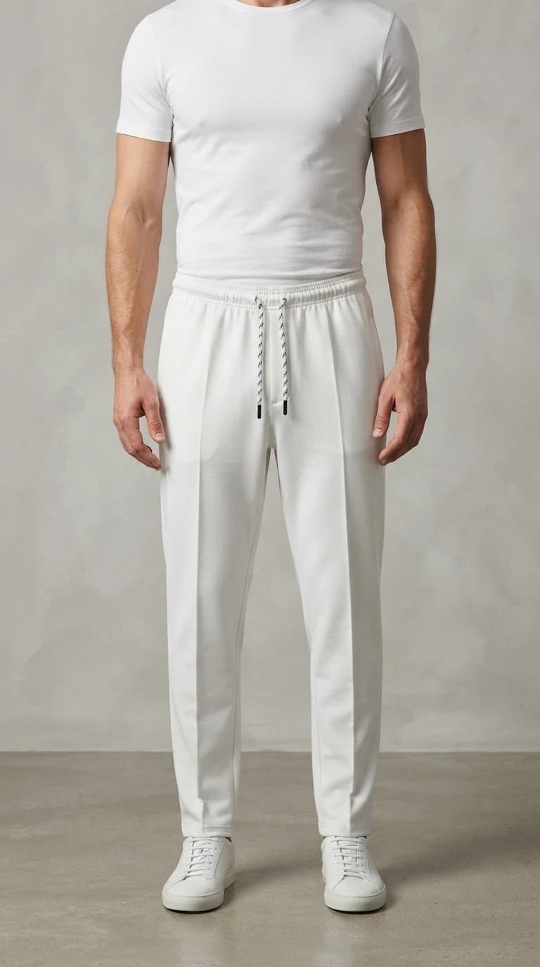 Baggy Trouser — White